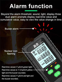 RD650 Geiger Counter Nuclear Radiation Detector X-ray γ-ray β-ray Radioactivity Tester Marble Detector Personal Dosimeter