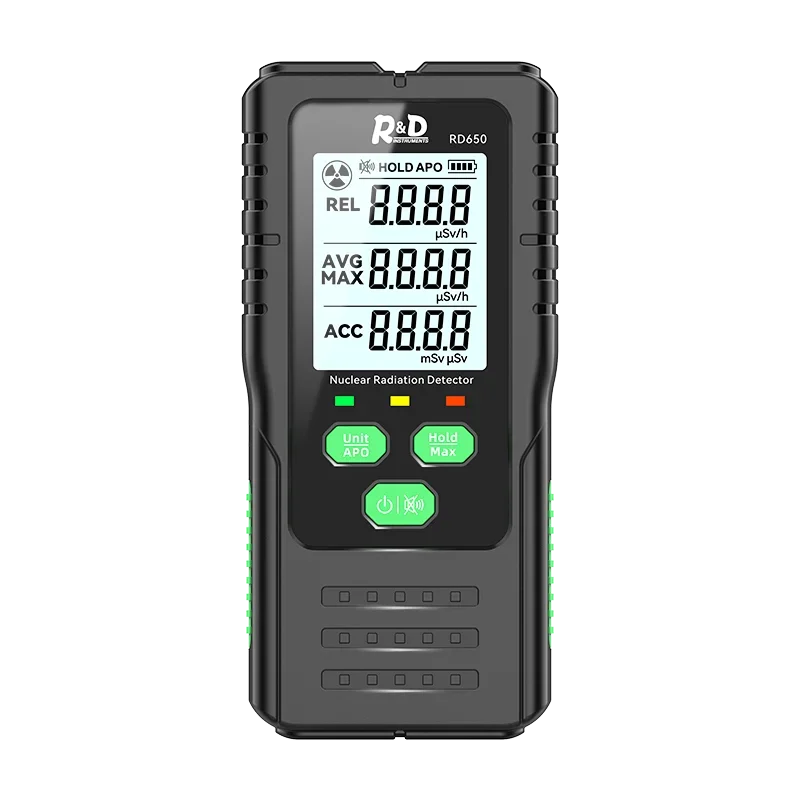 RD650 Geiger Counter Nuclear Radiation Detector X-ray γ-ray β-ray Radioactivity Tester Marble Detector Personal Dosimeter - Seeds-or-Survival