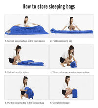 Pacoone Lightweight 4-Season Camping Sleeping Bag - Warm & Cold Envelope, Drawstring Closure, Durable Nylon, Ideal for Outdoor Travel & Hiking, Camping Accessories