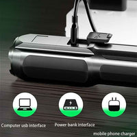 1pc Portable Zoom Flashlight - Powerful Outdoor Lighting for Household and Camping Use