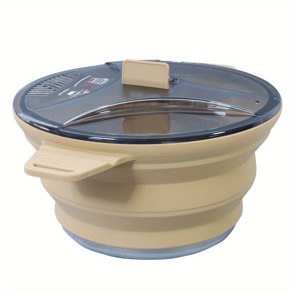 [Camping Collapsible Cook Pot] Collapsible Camping Cook Pot, Portable Cookware for Outdoor Hiking - Seeds-or-Survival