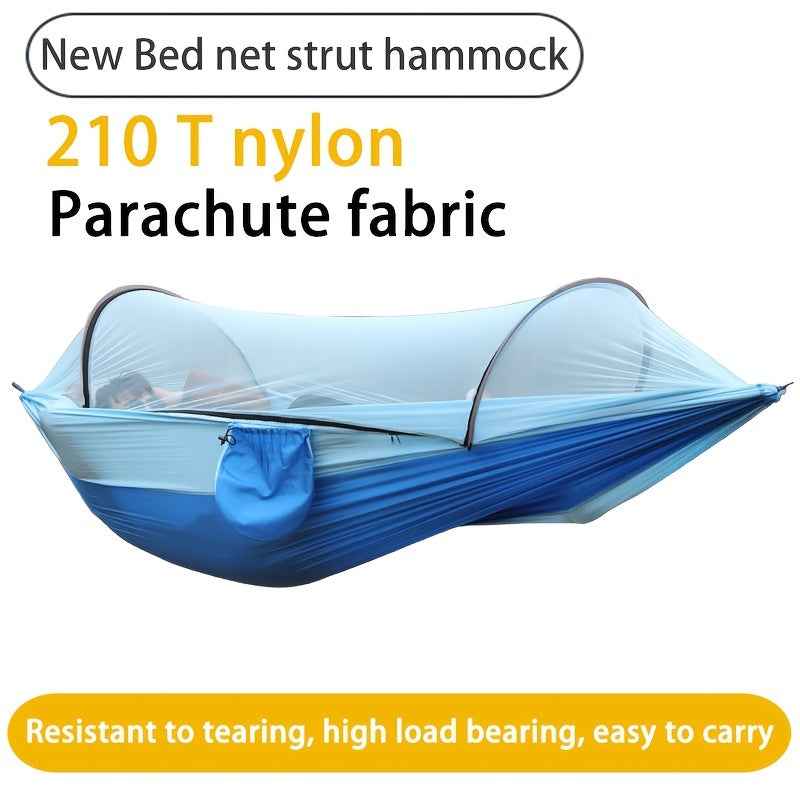 1pc Quick-Opening, Fully Automatic, Reinforced Mesh, Portable, and Lightweight with Spacious Interior - Includes Built-in Mosquito Net for Outdoor Camping and Backyard Relaxation