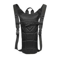 WUIING 3L Hydration Pack Backpack - Tactical Water Bag with Adjustable Straps, Large Capacity for Hiking, Biking, Running & Climbing, Black, Hiking Backpack