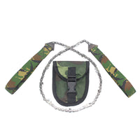 The Ultimate Pocket Chain Saw: Portable, Non-Slip Handle & Sharp Teeth Blades for Garden, Wood Cutting, Hiking & Camping!