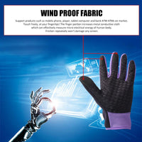 Outdoor Double Layer Touch Screen Non-slip Waterproof Windproof Sports Gloves - Seeds-or-Survival