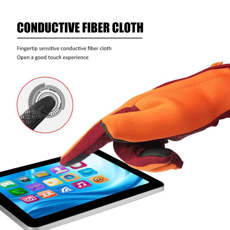 Outdoor Double Layer Touch Screen Non-slip Waterproof Windproof Sports Gloves - Seeds-or-Survival
