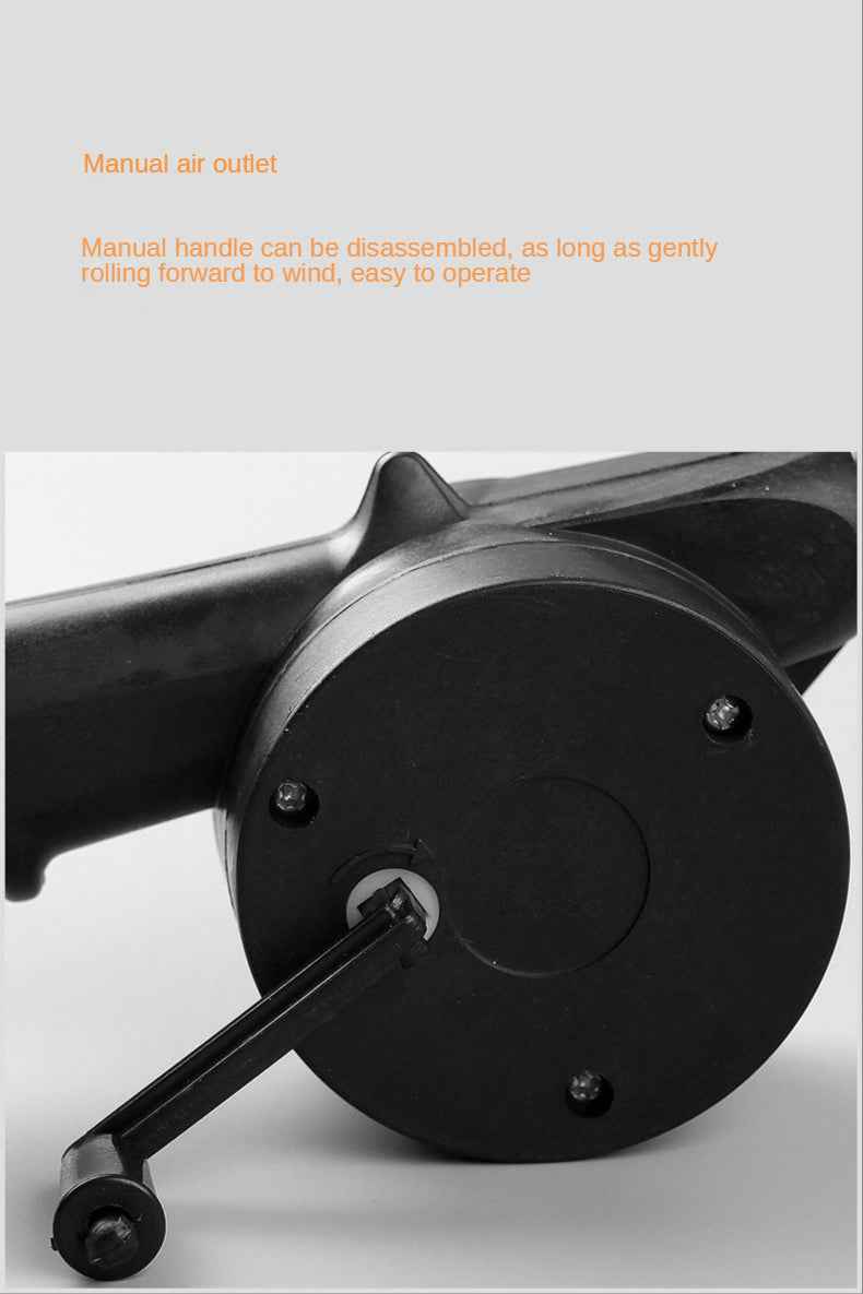Hand-Operated Blower For BBQ, Camping, And Fire Making - Efficient And Easy-to-Use Stove Accessory