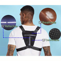 Chest Bag for Men and Women Running Vest Tactical Chest Bag Pack for Sports Outdoor (Black)
