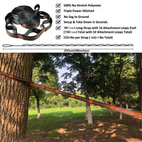 Parachute Hammock With Hammock Strap And Black Carabiner, Camping Survival Travel Outdoor Furniture