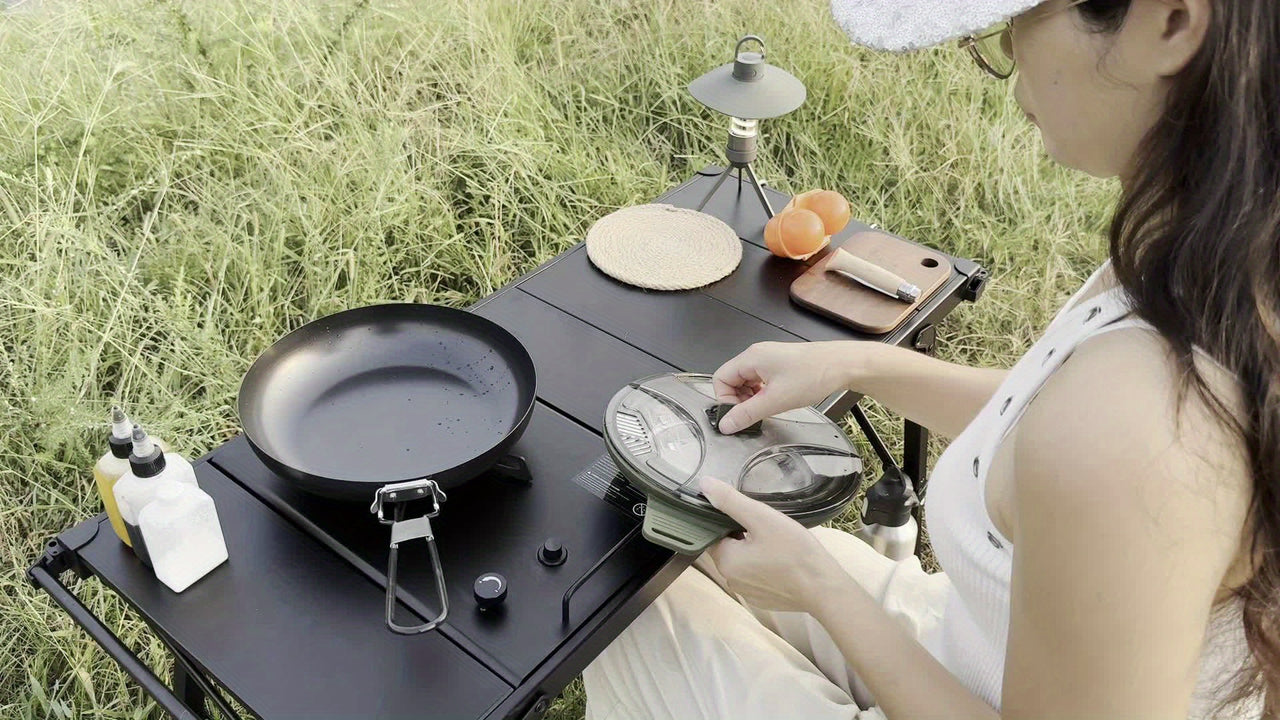 [Camping Collapsible Cook Pot] Collapsible Camping Cook Pot, Portable Cookware for Outdoor Hiking - Seeds-or-Survival
