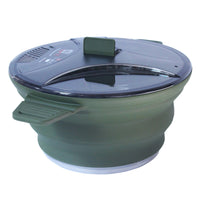 [Camping Collapsible Cook Pot] Collapsible Camping Cook Pot, Portable Cookware for Outdoor Hiking - Seeds-or-Survival
