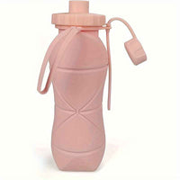 Foldable Silicone Water Bottle - Portable, Leak-Proof, Reusable For Travel, Gym, Camping, Hiking