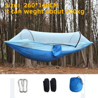 1pc Quick-Opening, Fully Automatic, Reinforced Mesh, Portable, and Lightweight with Spacious Interior - Includes Built-in Mosquito Net for Outdoor Camping and Backyard Relaxation