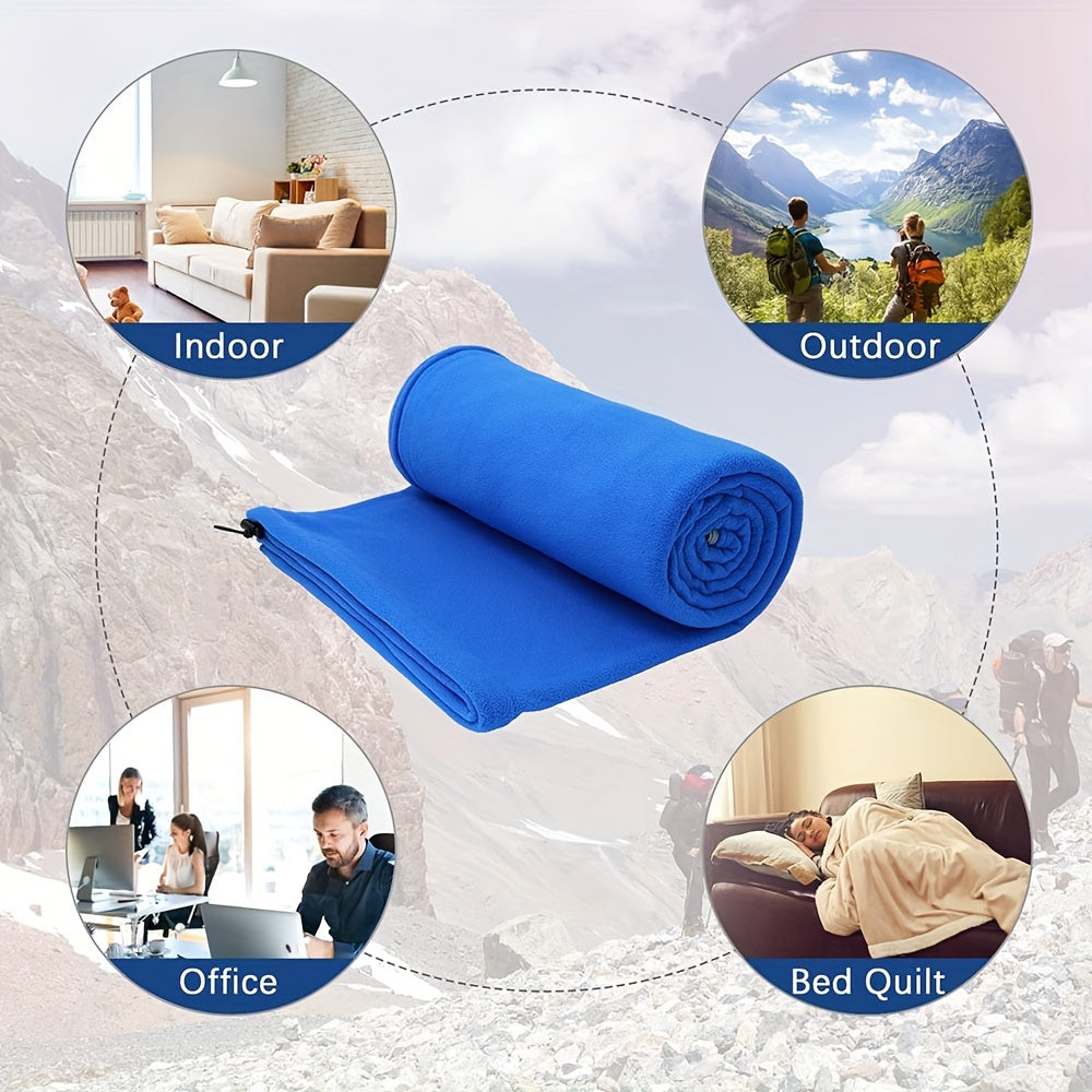 Plush Sleeping Bag, Liner Warmth Sleeping Bag, Zipper Camping Sleeping Bag Suitable For Camping, Backpacking, Travel - Seeds-or-Survival