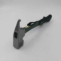 Heavy-Duty Camping Hammer with Tent Stake Remover - Comfort Grip Handle - Secure Carrying Strap - Durable Carbon Steel Head for Outdoor Adventures