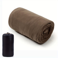 Plush Sleeping Bag, Liner Warmth Sleeping Bag, Zipper Camping Sleeping Bag Suitable For Camping, Backpacking, Travel - Seeds-or-Survival