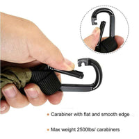 Parachute Hammock With Hammock Strap And Black Carabiner, Camping Survival Travel Outdoor Furniture