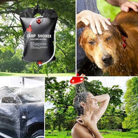 20L Portable Camping Shower Bag With Removable Hose & On-off Switchable Shower Head, Perfect For Outdoor Camping & Traveling