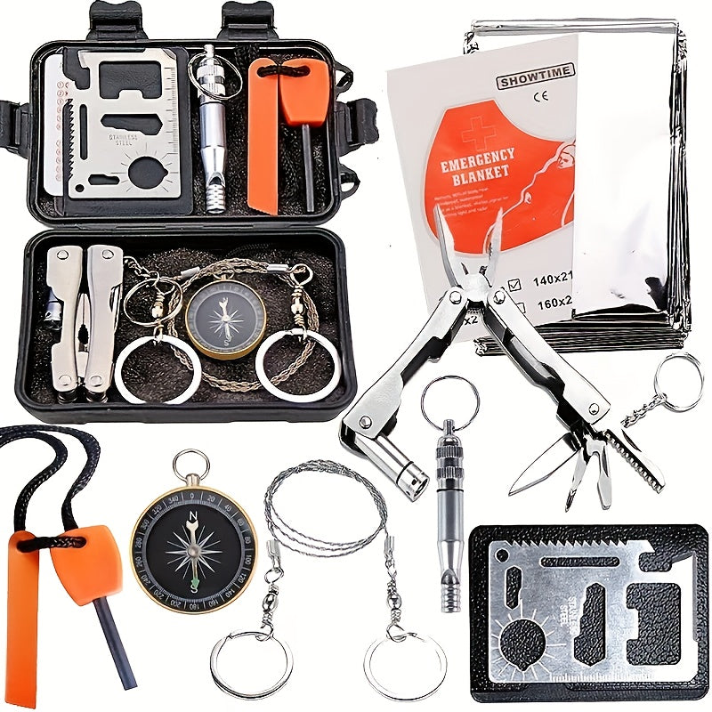 Multi-functional Tools Set, Portable Waterproof Durable For Outdoor Camping Hiking Hunting - Seeds-or-Survival