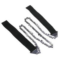 The Ultimate Pocket Chain Saw: Portable, Non-Slip Handle & Sharp Teeth Blades for Garden, Wood Cutting, Hiking & Camping!