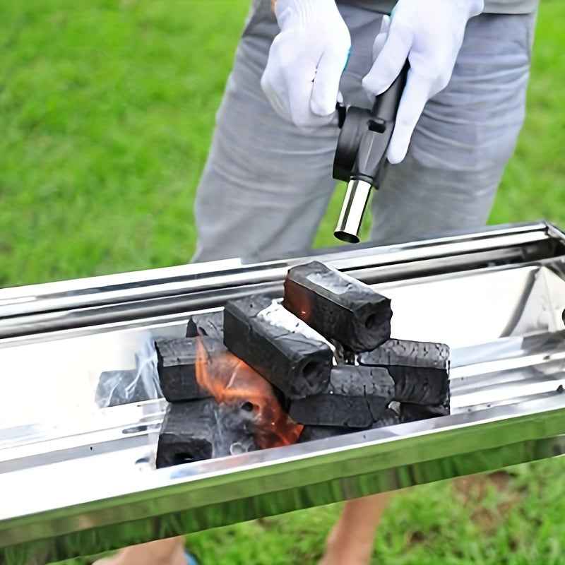 Hand-Operated Blower For BBQ, Camping, And Fire Making - Efficient And Easy-to-Use Stove Accessory