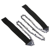 The Ultimate Pocket Chain Saw: Portable, Non-Slip Handle & Sharp Teeth Blades for Garden, Wood Cutting, Hiking & Camping!