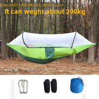 1pc Quick-Opening, Fully Automatic, Reinforced Mesh, Portable, and Lightweight with Spacious Interior - Includes Built-in Mosquito Net for Outdoor Camping and Backyard Relaxation