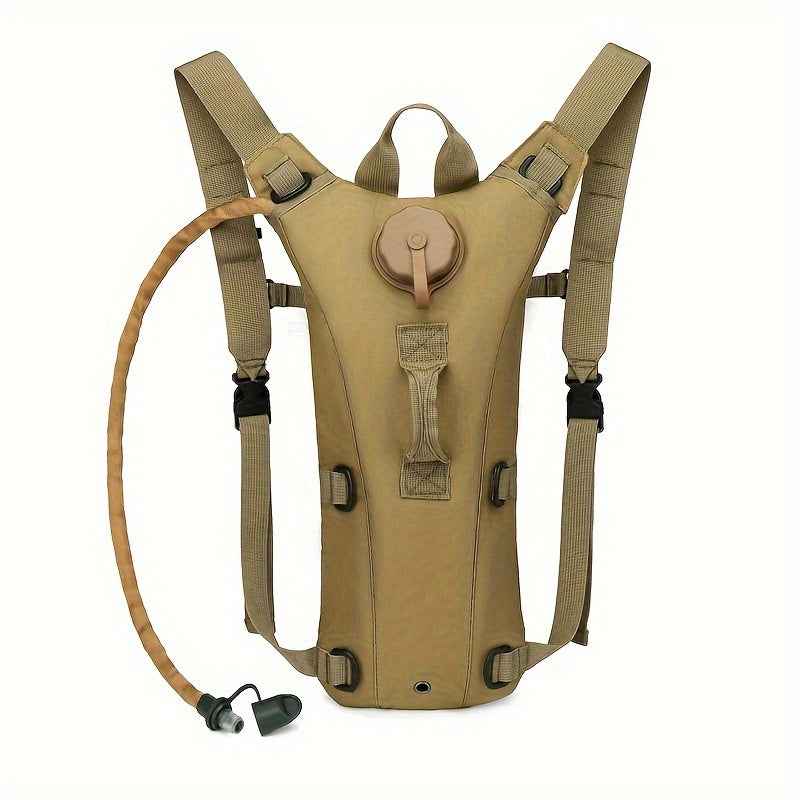 WUIING 3L Hydration Pack Backpack - Tactical Water Bag with Adjustable Straps, Large Capacity for Hiking, Biking, Running & Climbing, Black, Hiking Backpack