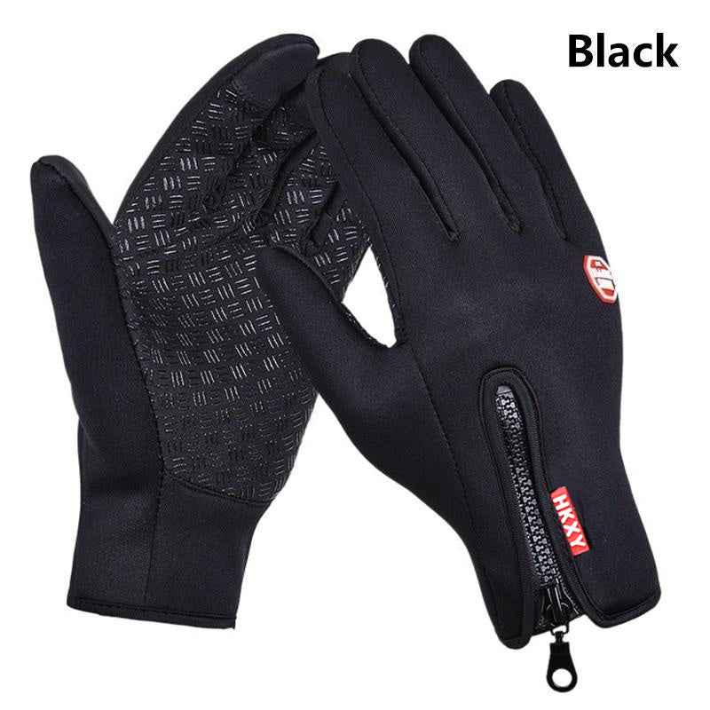 Outdoor Double Layer Touch Screen Non-slip Waterproof Windproof Sports Gloves - Seeds-or-Survival
