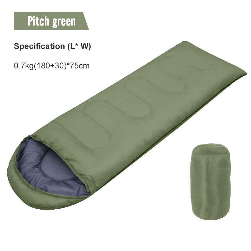 Pacoone Lightweight 4-Season Camping Sleeping Bag - Warm & Cold Envelope, Drawstring Closure, Durable Nylon, Ideal for Outdoor Travel & Hiking, Camping Accessories