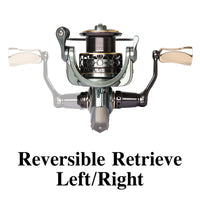 TSURINOYA Jaguar 1000 2000 3000 Long Casting Double Spool Stainless Steel Bearing  Fishing Spinning Bass Reel Saltwater