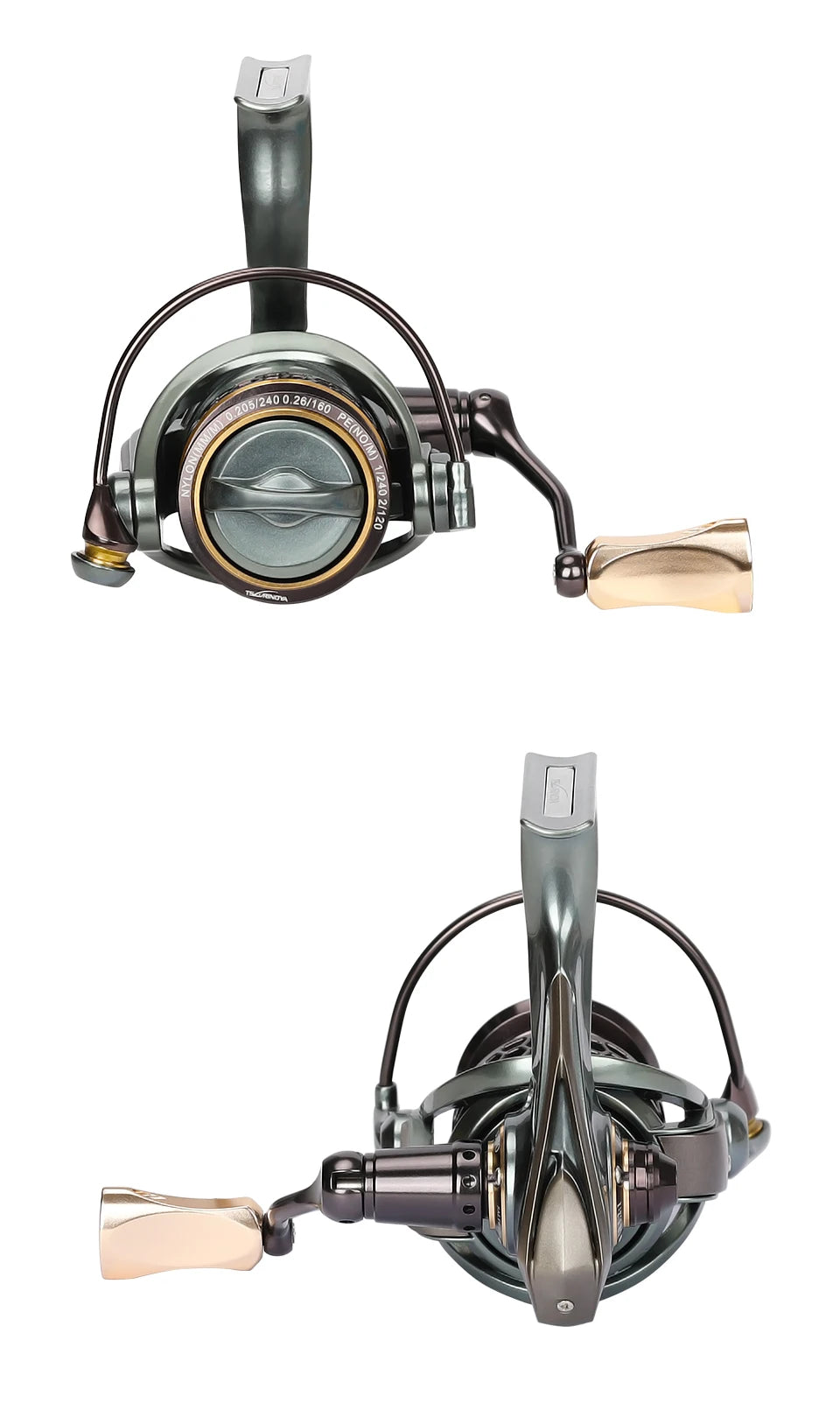 TSURINOYA Jaguar 1000 2000 3000 Long Casting Double Spool Stainless Steel Bearing  Fishing Spinning Bass Reel Saltwater