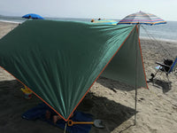 4x4m 4x3m 3x3m Awning Waterproof Tarp Tent Shade Ultralight Garden Canopy Sunshade Outdoor Camping Tourist Beach Sun Shelter