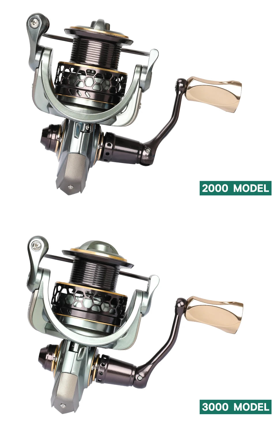 TSURINOYA Jaguar 1000 2000 3000 Long Casting Double Spool Stainless Steel Bearing  Fishing Spinning Bass Reel Saltwater