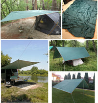 4x4m 4x3m 3x3m Awning Waterproof Tarp Tent Shade Ultralight Garden Canopy Sunshade Outdoor Camping Tourist Beach Sun Shelter