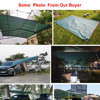 4x4m 4x3m 3x3m Awning Waterproof Tarp Tent Shade Ultralight Garden Canopy Sunshade Outdoor Camping Tourist Beach Sun Shelter