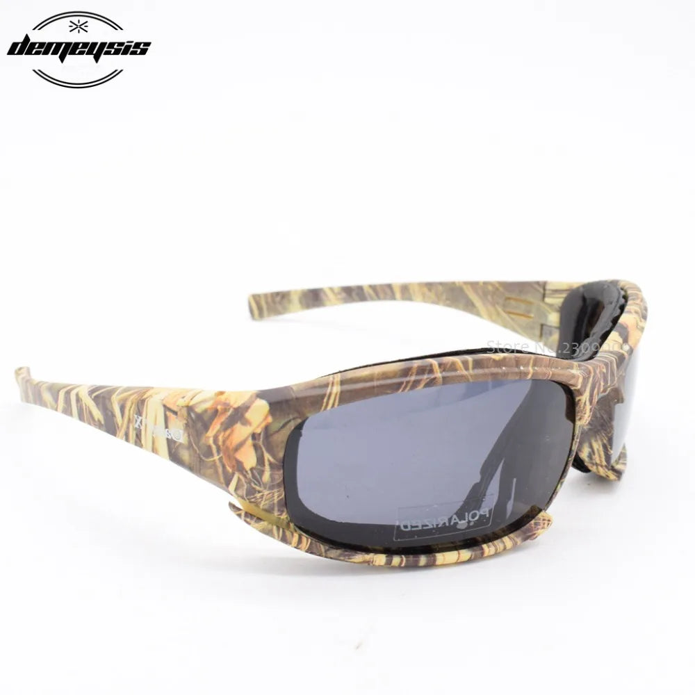 Daisy Tactical Polarized Glasses Outdoor Sport Goggles Sunglasses with 4 Lens Original Box Men Shooting Hiking Eyewear Gafas