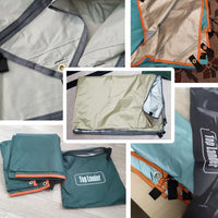 4x4m 4x3m 3x3m Awning Waterproof Tarp Tent Shade Ultralight Garden Canopy Sunshade Outdoor Camping Tourist Beach Sun Shelter