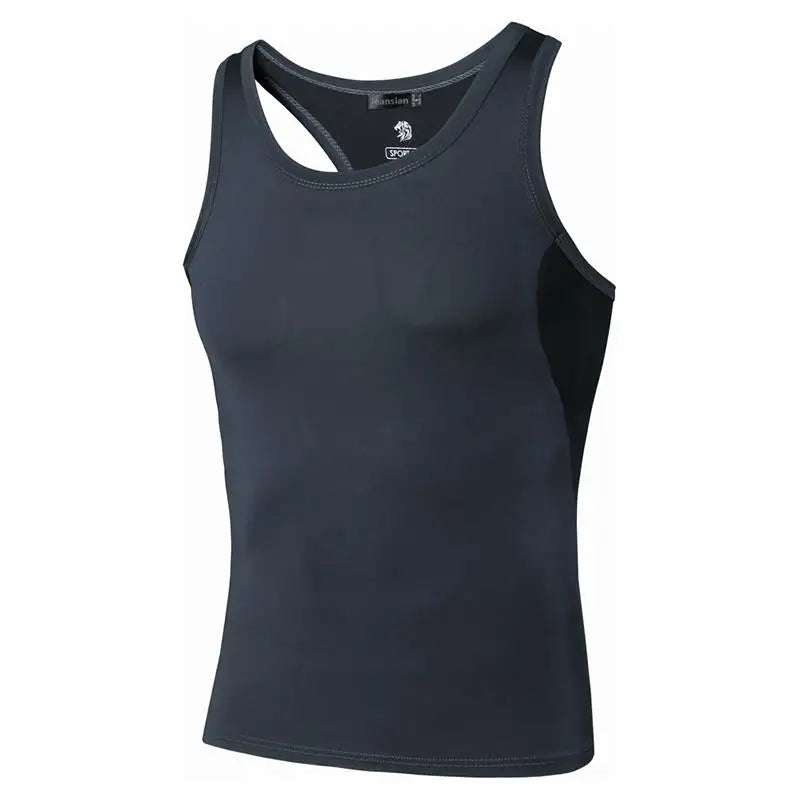 jeansian Men's Quick Dry Sleeveless Sport Tank Tops Shirts Workout Running LSL3306(PLEASE CHOOSE US SIZE)