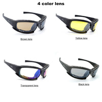 Daisy Tactical Polarized Glasses Outdoor Sport Goggles Sunglasses with 4 Lens Original Box Men Shooting Hiking Eyewear Gafas