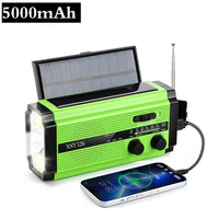 Woopker Emergency Radio 20000mAh XSY-350 FM Radio AM/WB/NOAA Weather Dual USB Rechargeable Solar SOS Alarm Power Bank Flashlight