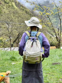 Miyagawa 2024 Versatile Lightweight Backpack with Drawstring for Outdoor Mountaineering, Large Capacity Travel Bags