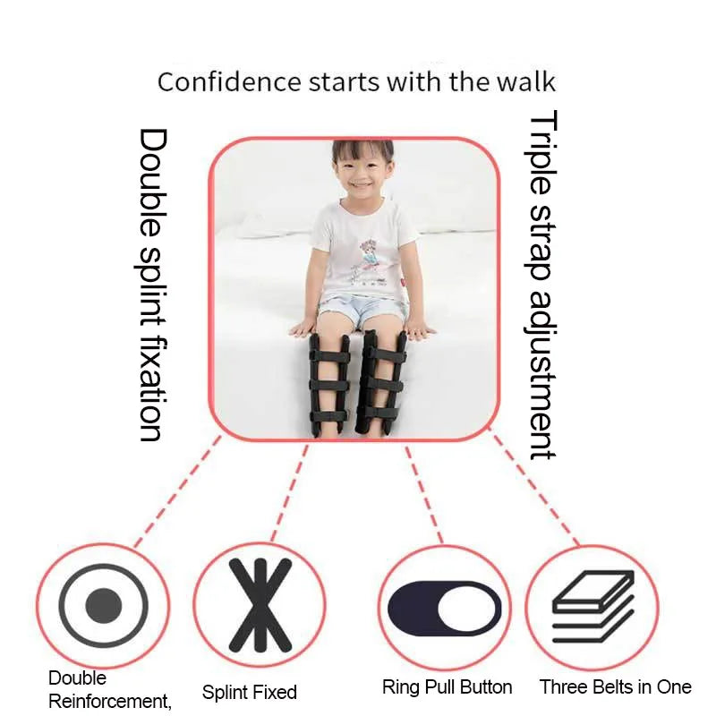 Adjustable O/X Leg Shape Correction Strap Leg Internal External Rotation Varus Valgus Straightening Tool For Adult and Child