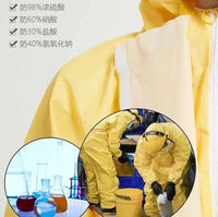 Hazardous Chemicals Liquid Proof Sulfuric Acid And Alkali Resistant Work Suit Coverall.