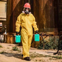 Hazardous Chemicals Liquid Proof Sulfuric Acid And Alkali Resistant Work Suit Coverall.