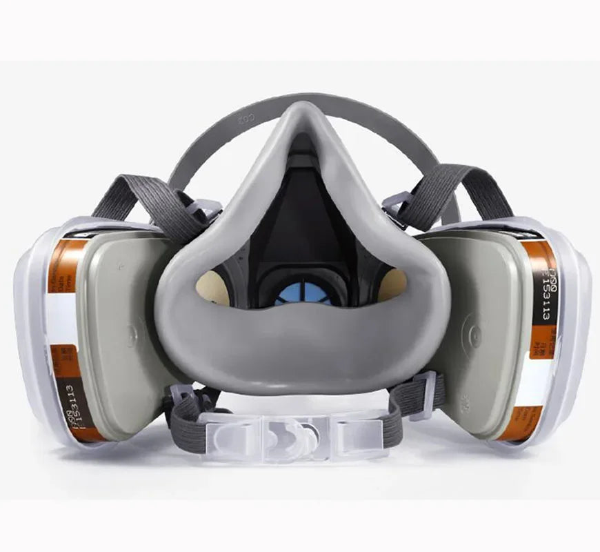3M 6200 Mask or 9in1 6200 Half Facepiece Gas Mask Respirator With 6001/2091 Filter Fit Painting Spraying Dust Proof