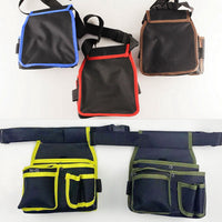 Multifunctional Tool Storage Bag Pouch Belt Hardware Electrician Toolkit Drill Waist Bag Wrench Screwdriver Tool Bags Organizer