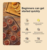 8L Food Dehydrator Portable Household And Commercial Air Dryer Food Machine for Dried Fruit Vegetables Meat Snacks for Pets