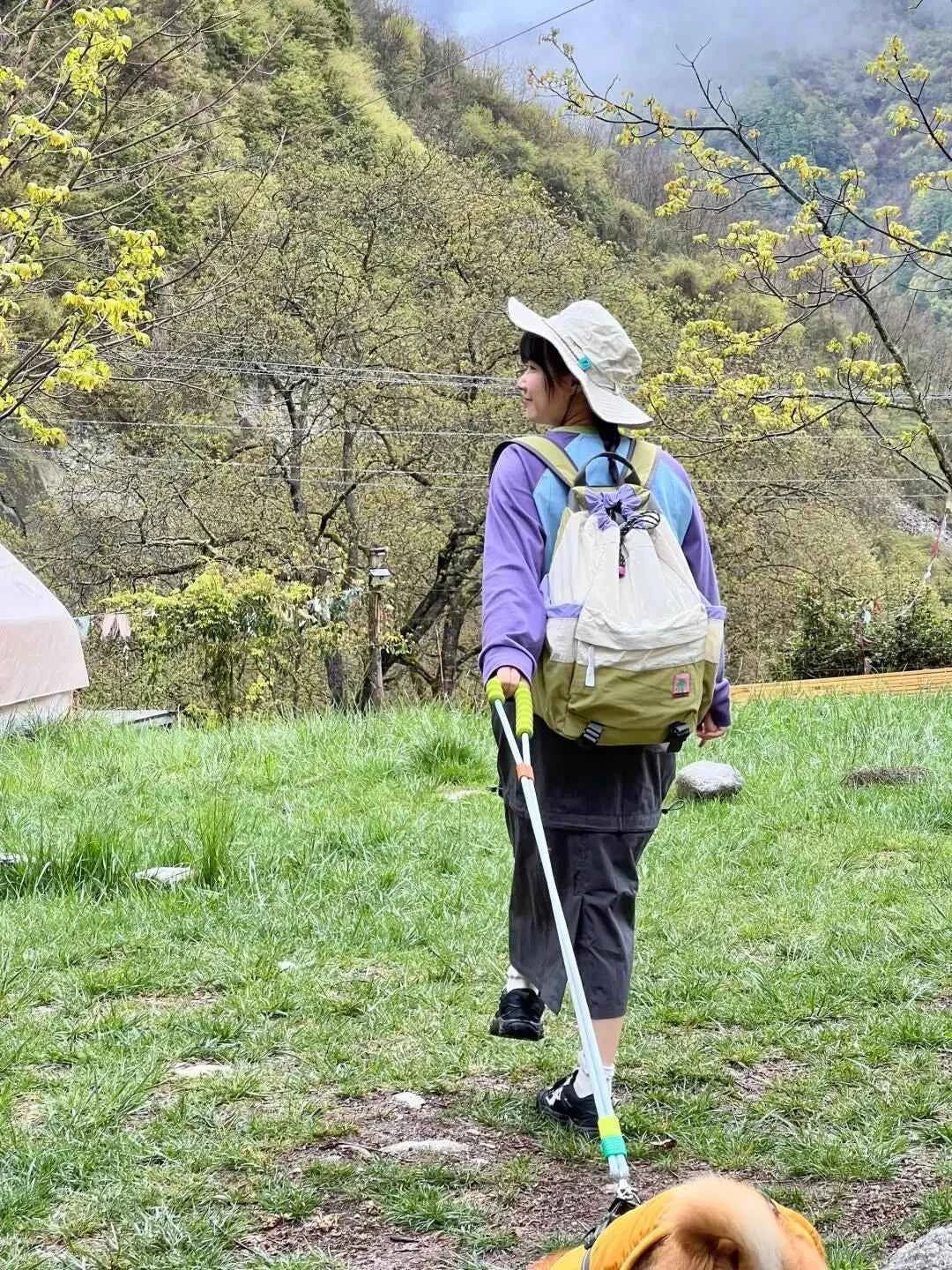 Miyagawa 2024 Versatile Lightweight Backpack with Drawstring for Outdoor Mountaineering, Large Capacity Travel Bags