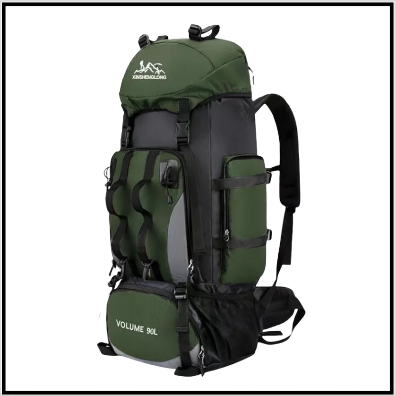90L Waterproof Hiking Backpack Camping Rucksack Large Capacity Travel Outdoor Sports Bag for Trekking Camping Equipment - Seeds-or-Survival